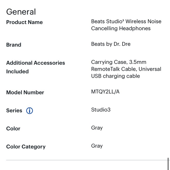 Beats by Dre Studio3 Wireless Over Ear Headphones - Picture 6 of 12